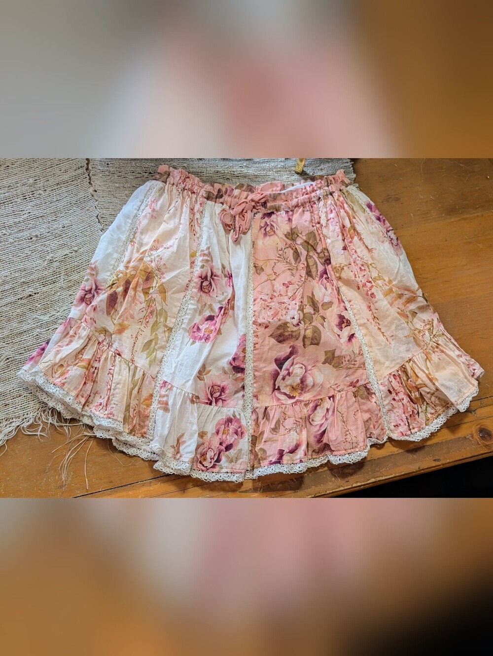Authentic Zimmermann Dancer Floral Ruffle Skirt girl's size 6